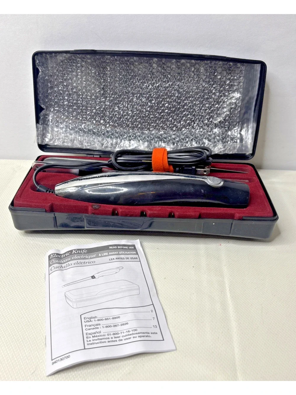 Hamilton Beach Electric Knife Set Used Works